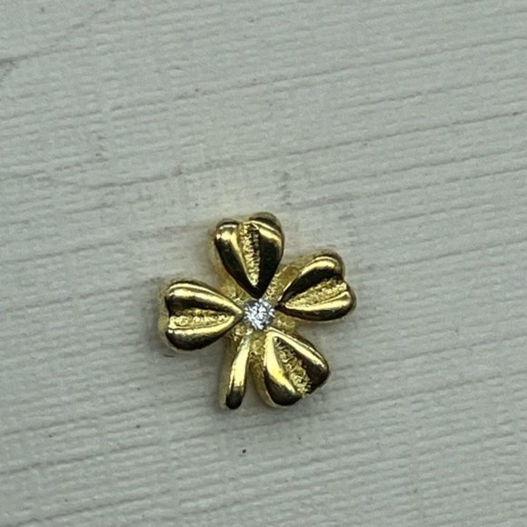 Olivia and Jackson Earrings 2 Prs St Patricks Sterling Silver Horseshoe Shamrock - Picture 5 of 7